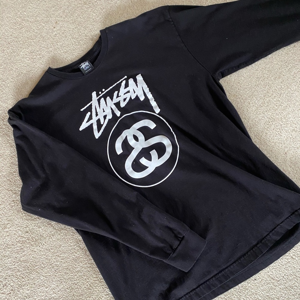Stüssy double S logo long-sleeve tee XL